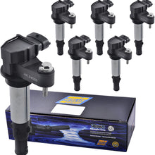 Set of 6 Herko B057 Ignition Coils For Buick Cadillac Saab 2.0L 2.8L 3.6L 04-09