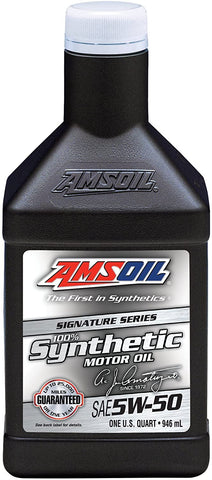 Amsoil Signature Series 5W-50 Synthetic Motor Oil (1Quart)