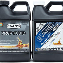 EVANS Coolant EC72064-EC42064 Powersports Waterless Coolant 1/2 Gallon and Prep Fluid 1/2 Gallon, Combo Pack
