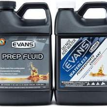 EVANS Coolant EC72064-EC42064 Powersports Waterless Coolant 1/2 Gallon and Prep Fluid 1/2 Gallon, Combo Pack