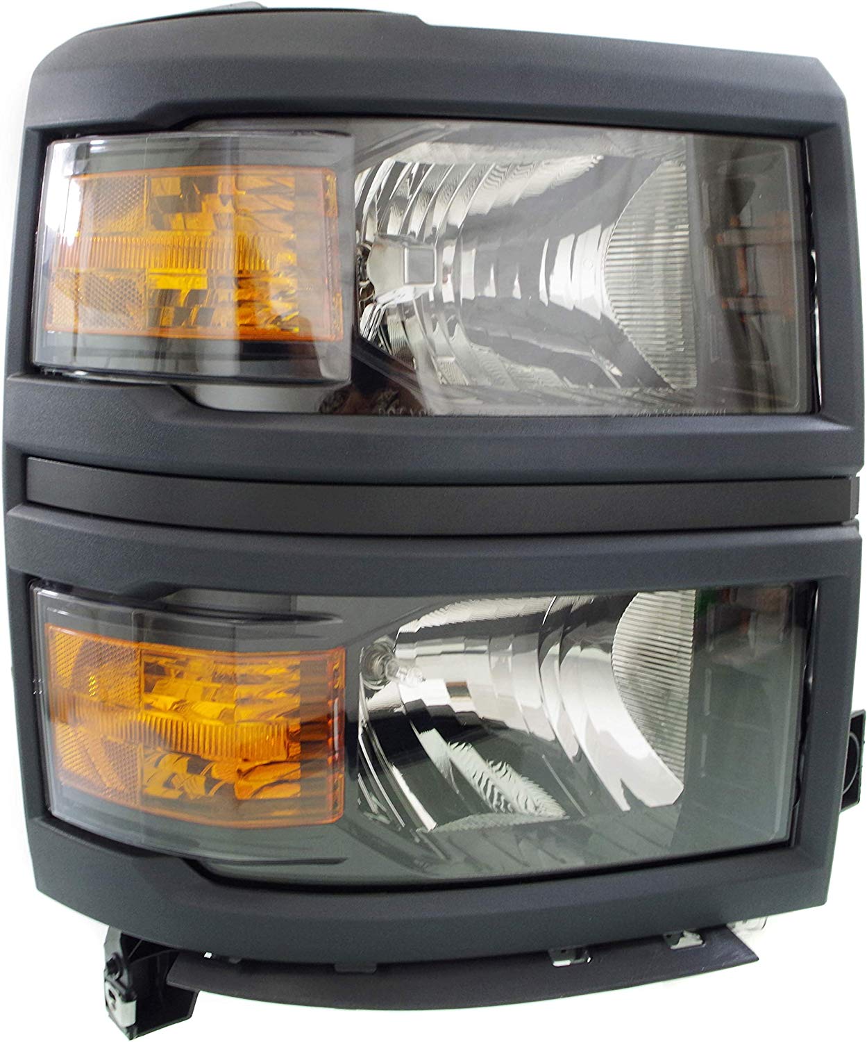 Headlight Compatible with CHEVROLET SILVERADO 1500 2015 RH Assembly Halogen LS Model - CAPA