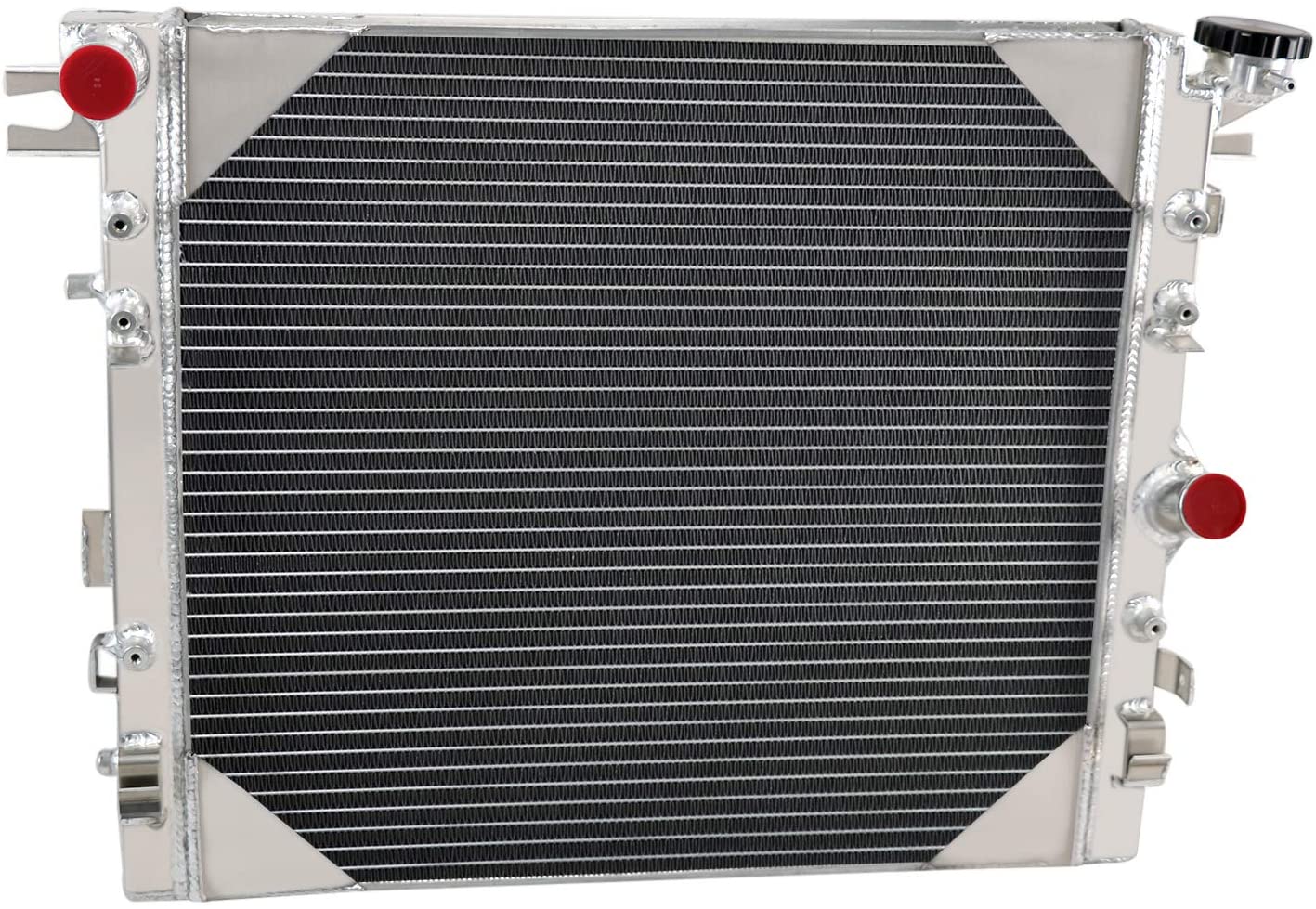 ALLOYWORKS 3 Row Core All Aluminum Radiator For 2007-2017 Jeep Wrangler JK 3.6L 3.8L V6 Offroad