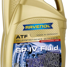 RAVENOL J1D2189-004 ATF (Automatic Transmission Fluid) - SP-IV Fluid Full Synthetic for Hyundai and Kia 6-Speed Transmissions (4 Liter)