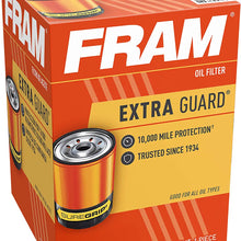 FRAM Extra Guard PH16, 10K Mile Change Interval Spin-On Oil Filter