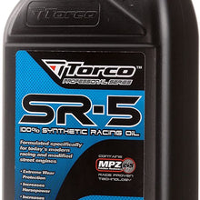 Torco A150544CE SR-5 DLG 5w40 Synthetic Motor Oil Bottle - 1 Liter Bottle