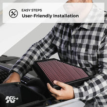 K&N 33-2031-2 Performance Air Filter with Filter Care Service Kit