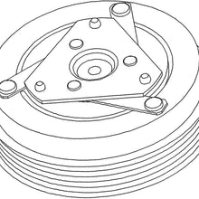 ACDelco 15-4938 GM Original Equipment Air Conditioning Compressor Clutch Kit