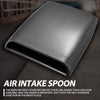 KaTur Universal Car Decorative Air Flow Intake Hood Scoop Vent Turbo Bonnet Cover Carbon Friber
