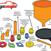 EPAuto Spill Proof Radiator Coolant Filling Funnel Kit