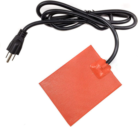 ENGINE OIL BLOCK HEATER Pan 3M stick on Pad (120V U.S.A. / Long CORD) Designed for: 4 Cylinder Engines by Z-TOOL HEATER TEC.