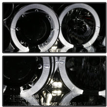 Spyder Auto 5012265 LED Halo Projector Headlights Chrome/Clear