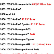 Detroit Axle - 286mm Rear Drilled & Slotted Brake Rotors Ceramic Pads w/Hardware + Brake Cleaner Fluid Replacement for 06-08 Audi A3 - [07-10 VW EOS] - 07-13 GTI - [05-10 Jetta] - 06-07 Passat