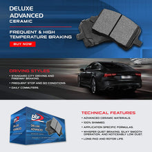 Rear PBR-AXXIS Deluxe Advanced Brake Pads -Ceramic Brake Compound 3551-1848-00