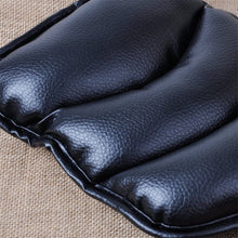 GAMPRO Luxury PU Soft Leather Car Center Console Cushion(11x 8.6 inches) Vehicle Seat Cushions Armrest Pillow Pad for Car Motor Auto Vehicle, Raises Your Center Console.(Black)