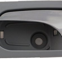 Dorman 81826 Front Driver Side Interior Door Handle for Select Buick Models, Gray and Chrome