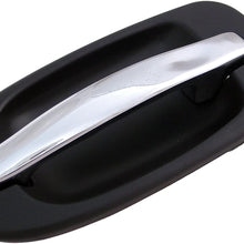 Dorman 83386 Rear Passenger Side Exterior Door Handle for Select Buick Models, Black and Chrome