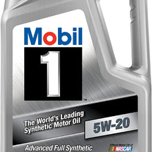 Mobil 1 85002 5W-20 Synthetic Motor Oil - 5.1 Quart Jug (Pack of 4)