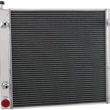 ALLOYWORKS 3 Row Aluminum Radiator Fits For Hyster/Yale Forklift S40XMS S25-35XM S25-40XM OEM 580021191, 8508901, 2043720