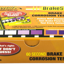 Phoenix Systems (3006-B) Brake Fluid Test Strip Kit, 100 Test Strips and 100 Rating Cards, BrakeStrip, FASCAR