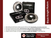 5381E Front Premium Black E-Coat Rotor Pair of 2