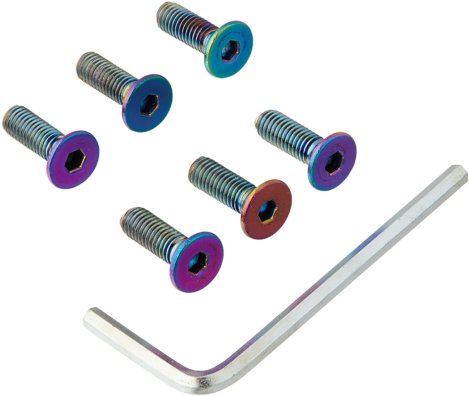 NRG Innovations SWS-100MC Steering Wheel Screw Kit (Upgrade Neochrome CONICAL)