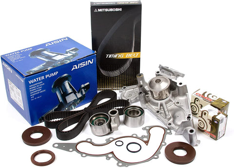 Evergreen TBK298MWPA Fits 98-07 Toyota Lexus 4.7 2UZFE Timing Belt Kit AISIN Water Pump
