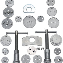 8MILELAKE Brake Caliper Wind Back Tool 24pc Professional Disc Brake Caliper Tool Set