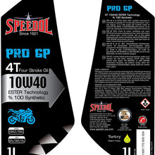 Speedol Pro GP 10W-40 Full Synthetic Motorcycle Oil 1.05-Quart (1 Liter) | 4T Four Stroke Esther Technology 100% Synthetic Premium Quality High-Performance Engine Oil