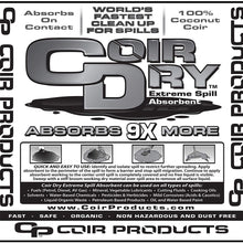 Coir Dry Extreme Spill Universal Liquid Absorbent and Lightweight Cleanup Response Kit (Absorbs Oil, Grease, Chemicals, Pesticides, Solvents, Diesel Fuel) - Sample Size, 0.5 lb. Bag