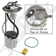 APDTY 19208956 Fuel Pump Module Sending Unit Assembly Fits 4.8L 5.3L 6.0L Except Flex Fuel & Except Long Bed 2007-2008 Chevy Silverado 1500 Crew Cab GMC Sierra 1500 Crew Cab (Crew or Ext Cab)