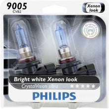 Philips 9005 CrystalVision Ultra Upgrade HeadLight Bulb, 2-Pack (9005CVB2)