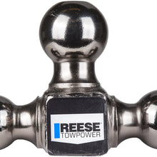 Reese Towpower 7039800 Triple Ball Mount, Black Nickel, Versatile and Universal