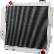 OzCoolingParts 4 Row Core All Aluminum Radiator + 16" Fan w/Shroud Kit for 1987-2006 88 89 90 91 92 93 94 95 96 97 98 99 00 01 02 03 04 05 Jeep Wrangler TJ YJ GM Chevy V8 Conversion Engine