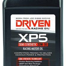 Lunati DRV00906 20W-50 Driven XP5 Semi-Synthetic Racing Oil, 1 quart