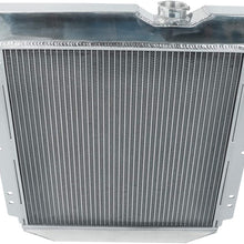 For Mustang Full Aluminum 3-Row Racing Radiator Cooling Radiator -Falcon Comet V8 MT 1960-1966