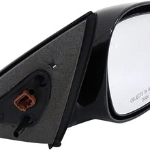 Dorman 955-433 Driver Side Power Door Mirror for Select Nissan Models, Black