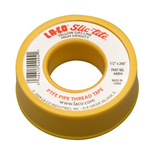 LA-CO 44082 Slic-Tite PTFE Pipe Thread Tape, Premium Grade [300"Length, 1/2" Wide], White