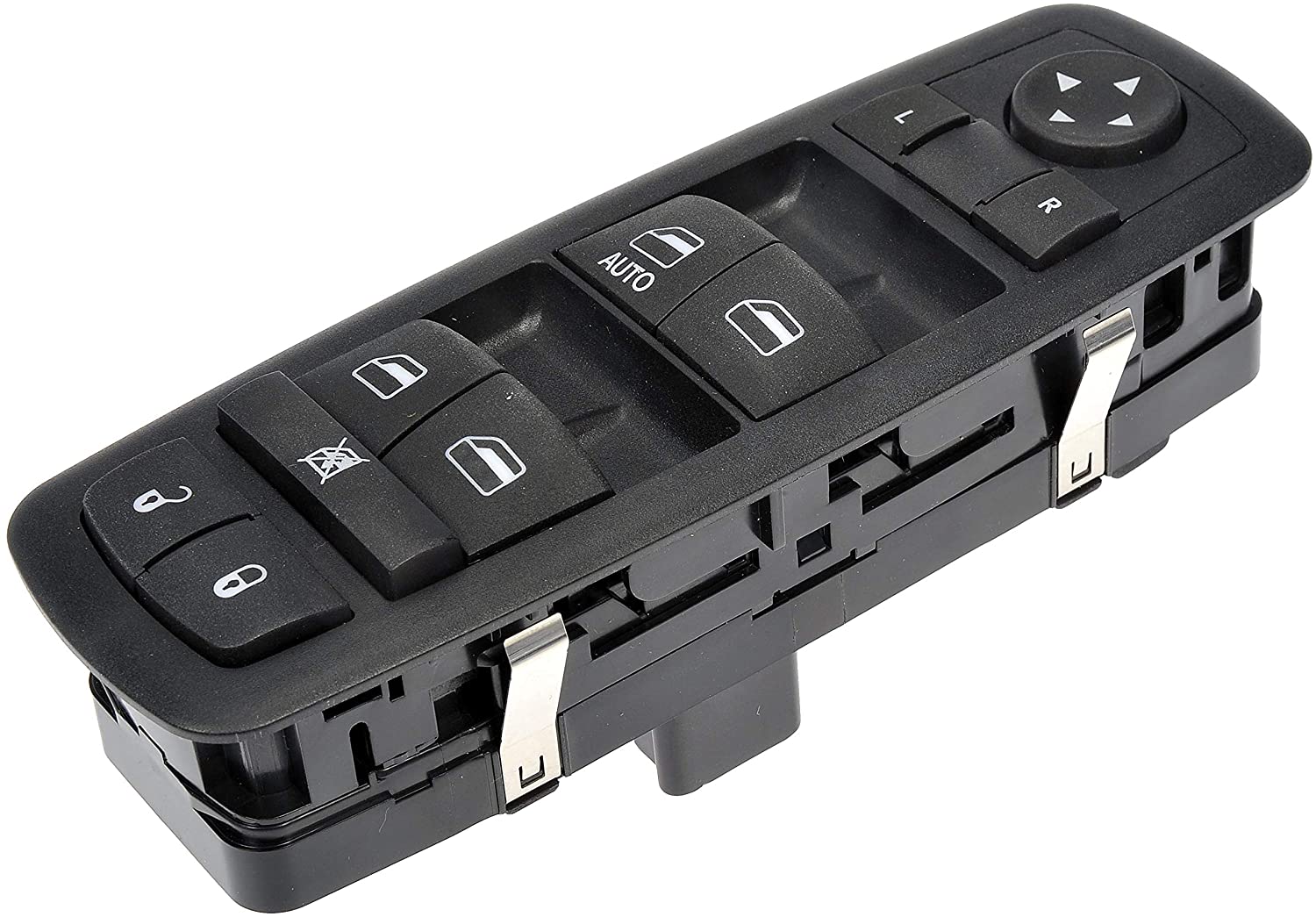 Dorman 901-486 Front Driver Side Door Window Switch for Select Dodge Models, Black