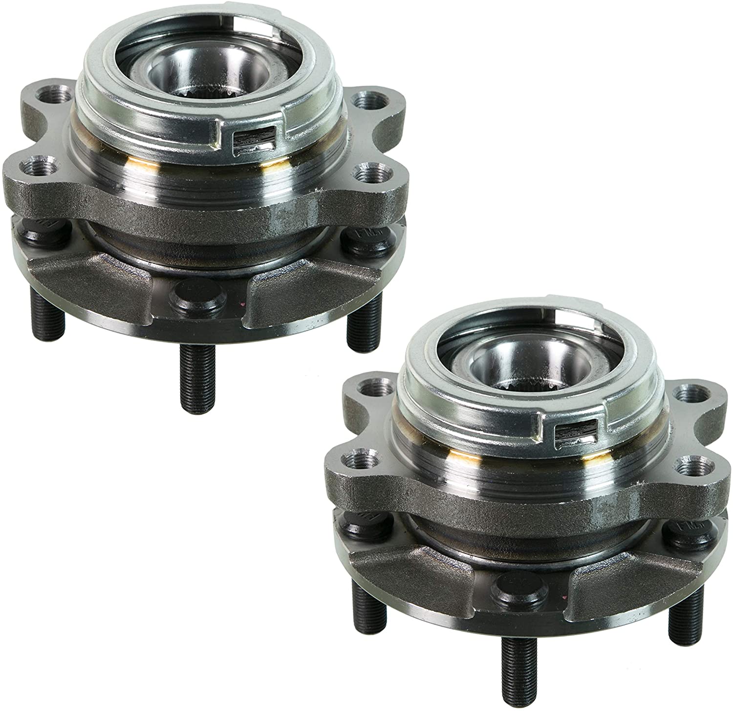 Pair Set of 2 Front Wheel Bearing Hub Assies Kit for Nissan Murano Quest