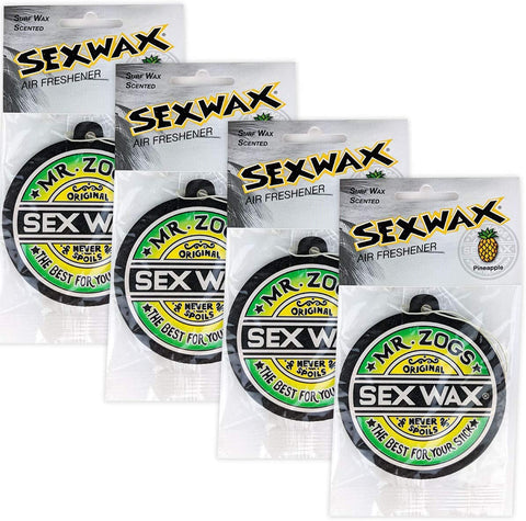 Sex Wax Air Freshener Multi Pack (Pineapple 4 Pack)