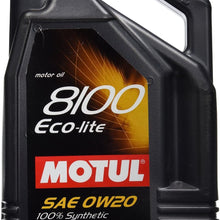 Motul 8100 Eco-lite 0W20 5L (Pack of 4)