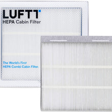 LUFTT HEPA & Carbon Combined Cabin Air Filter LHC105 - for Hyundai/Kia, Fits Genesis G70, G80, G90, Equus 2011-2016, Stinger (97133-C1010, CF12159 replacement)