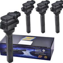 Set of 4 Herko B034 Ignition Coils For Suzuki L4 V6 1.8L 2.0L 2.5L 1998-2002