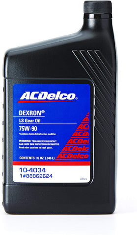 ACDelco 10-4034 Dexron LS 75W-90 Gear Oil - 32 oz