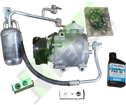 Parts Realm CO-0090AK11 Complete A/C AC Compressor Replacement Kit