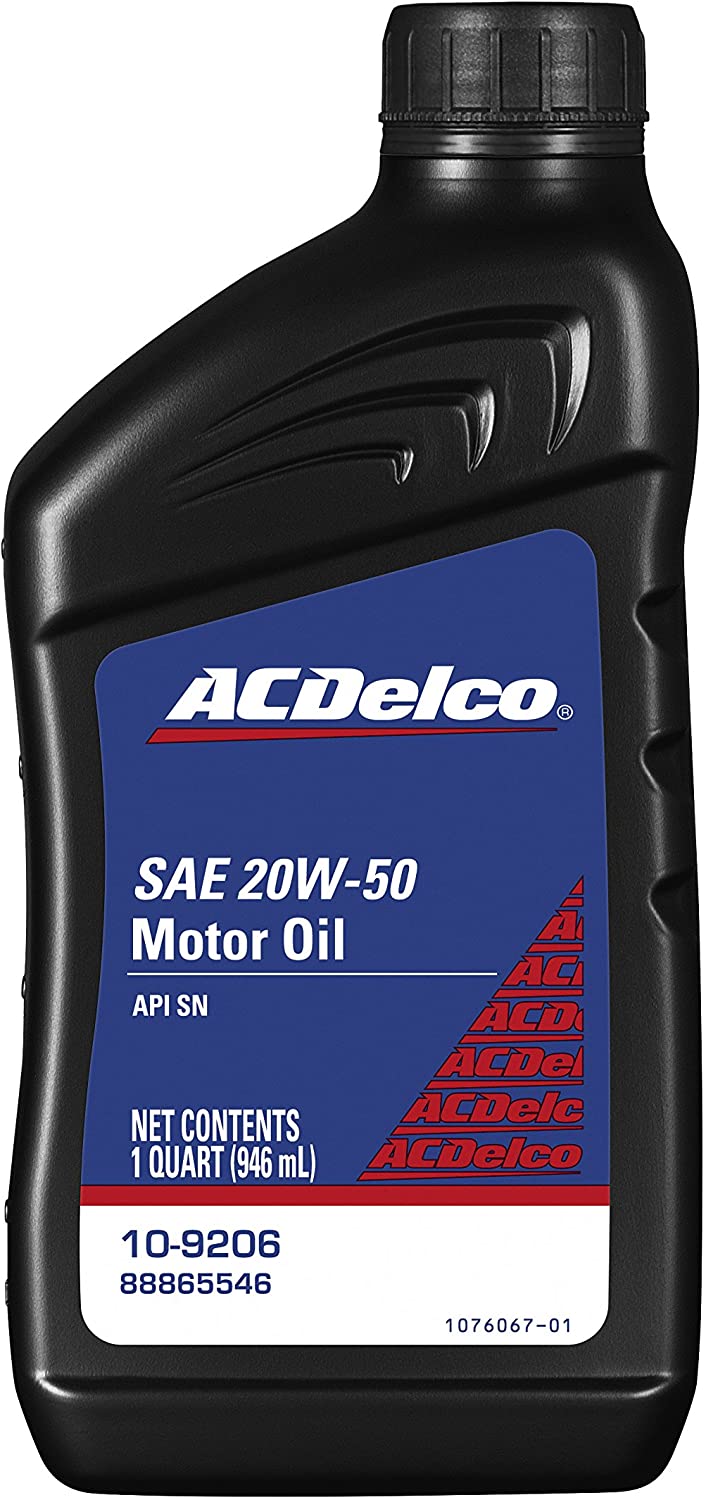 ACDelco 10-9206 Professional 20W-50 Conventional Motor Oil - 1 qt