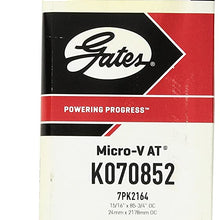 Gates K070852 Premium Automotive V-Ribbed Belt