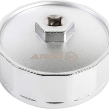 ARES 56026 - Llave de filtro de aceite de 3.543 in para Land Rover - 3/8 pulgadas - quitar fácilmente los filtros de aceite en vehículos Land Rover y Range Rover