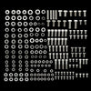 BETTERCLOUD Stainless Steel Small Block Engine Hex Bolt Kit Replacement for Chevy SBC 265 283 305 327 350 400 (211Pcs Nuts&Bolts)