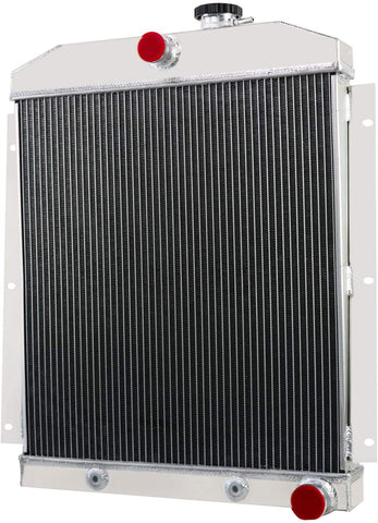 OzCoolingParts 3 Row Core All Aluminum Radiator for 1947-1954 48 49 50 51 52 53 Chevy Base Truck 3100/3600/3700/3800/3900
